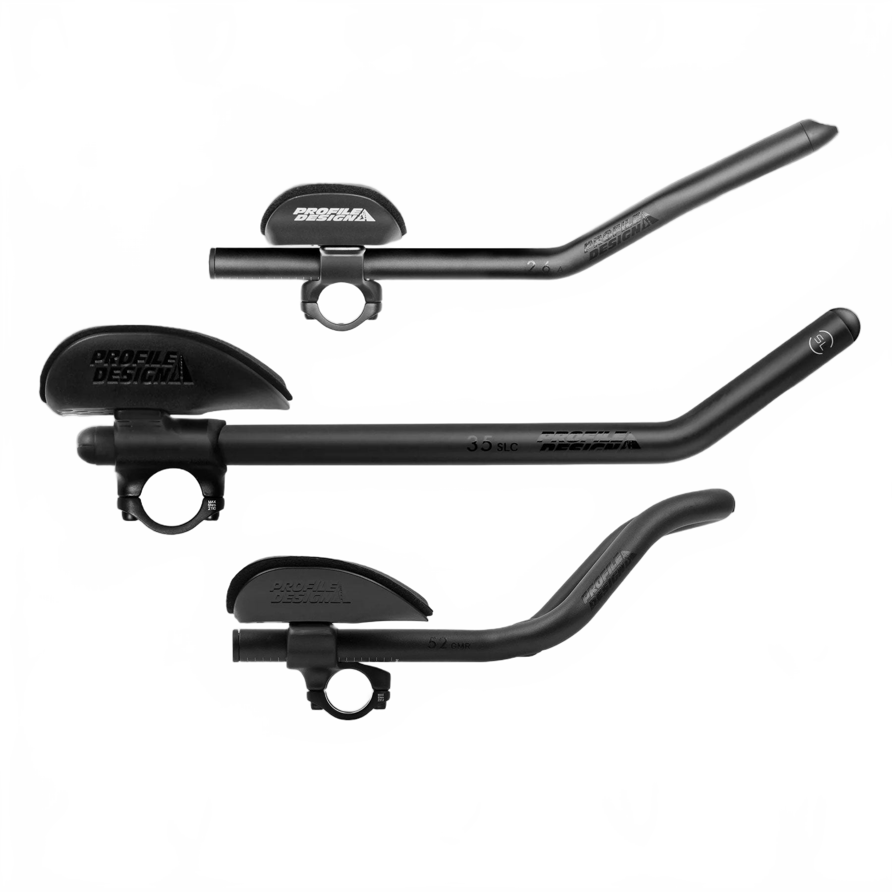 Profile Design Sonic Aerobars, clip-on aerobars showing armrests