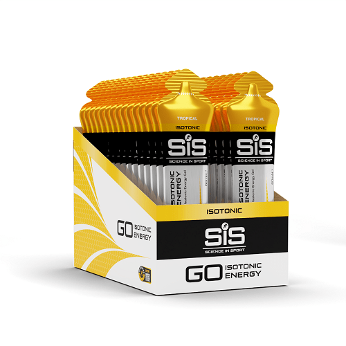 SiS GO Isotonic Energy Gel Tropical, 30 pack box