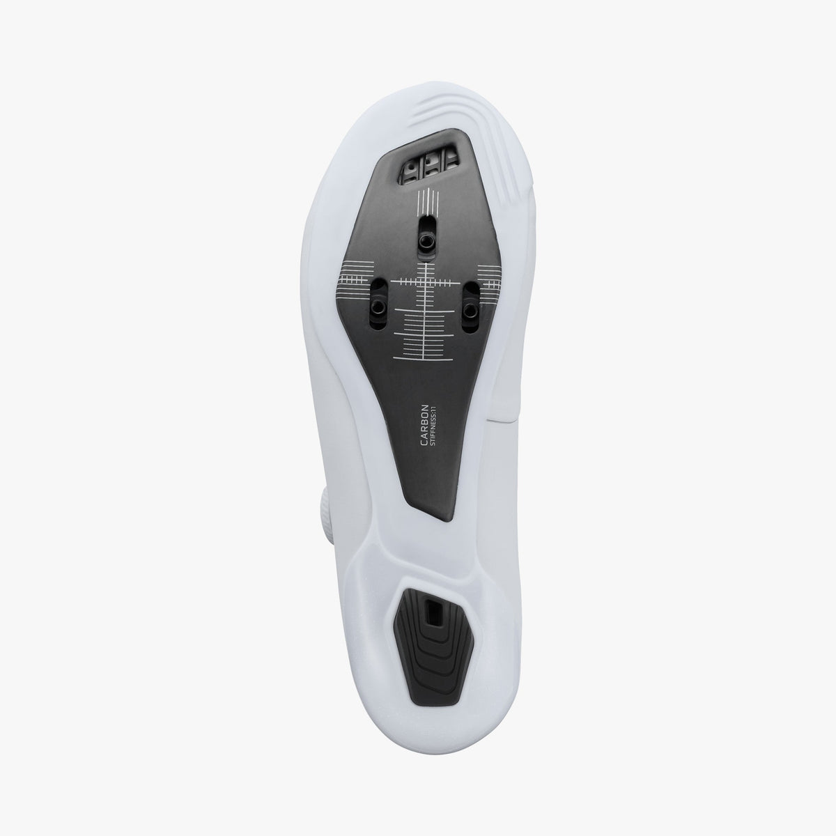 Shimano RC810 Wide - White, road cycling shoe detail view
