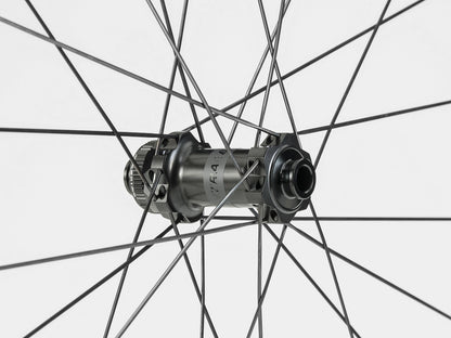 Bontrager Aeolus Pro 37 Wheel - Front Hub with a white background