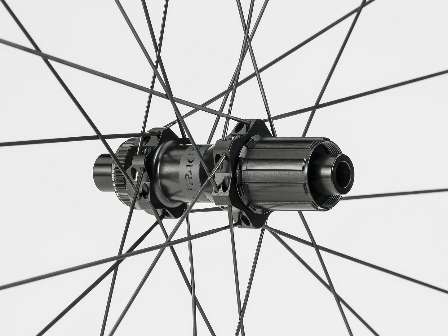 Bontrager Aeolus Pro 37 Wheel - Rear Hub with a white background