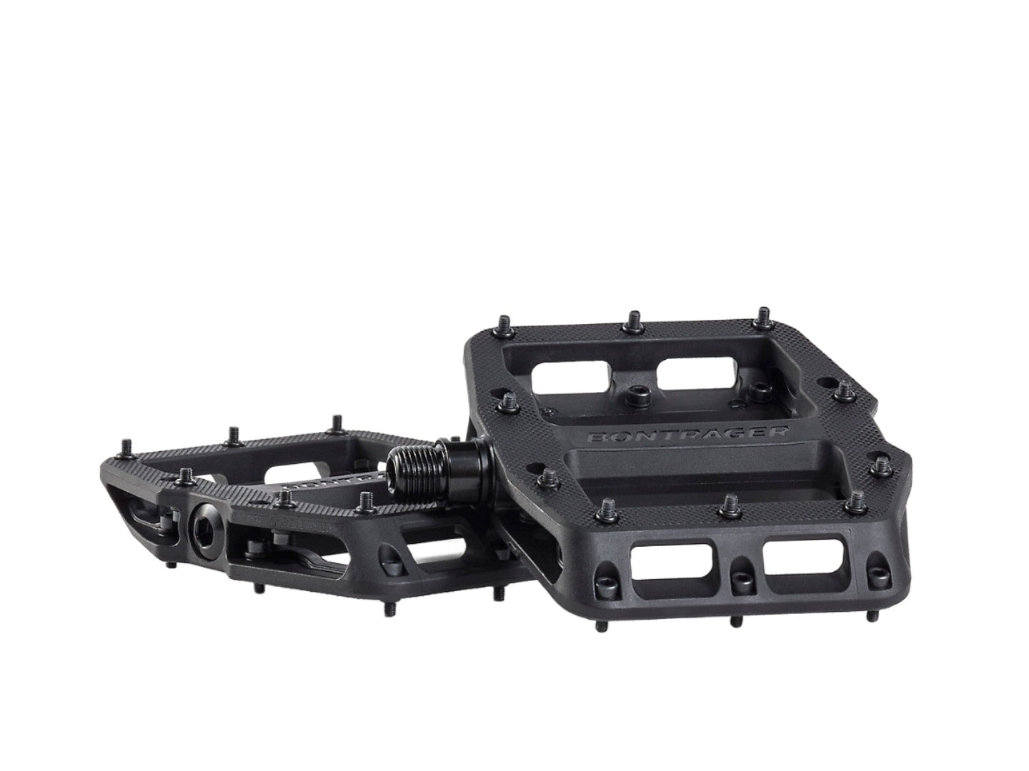 Bontrager Line Elite Pedals with a white background