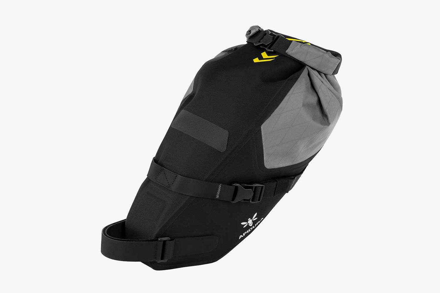 Apidura Backcountry Saddle Pack from the side with a white background